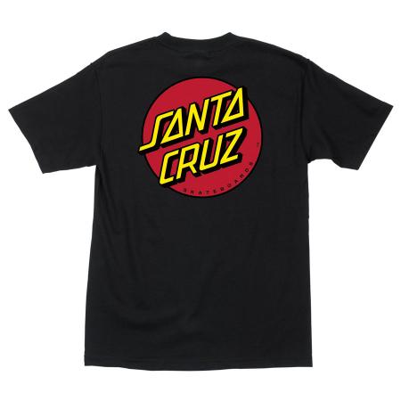 Youth - Santa Cruz Classic Red Dot T-shirt (Black)