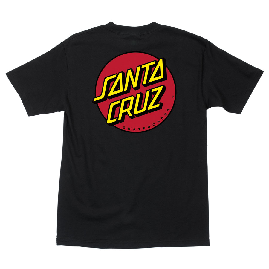 古着　SANTA CRUZ ロゴ Tシャツ ブラック　黒　L フェード SANTA CRUZ サンタクルーズ Tシャツ ジョーズ ブラック フェード