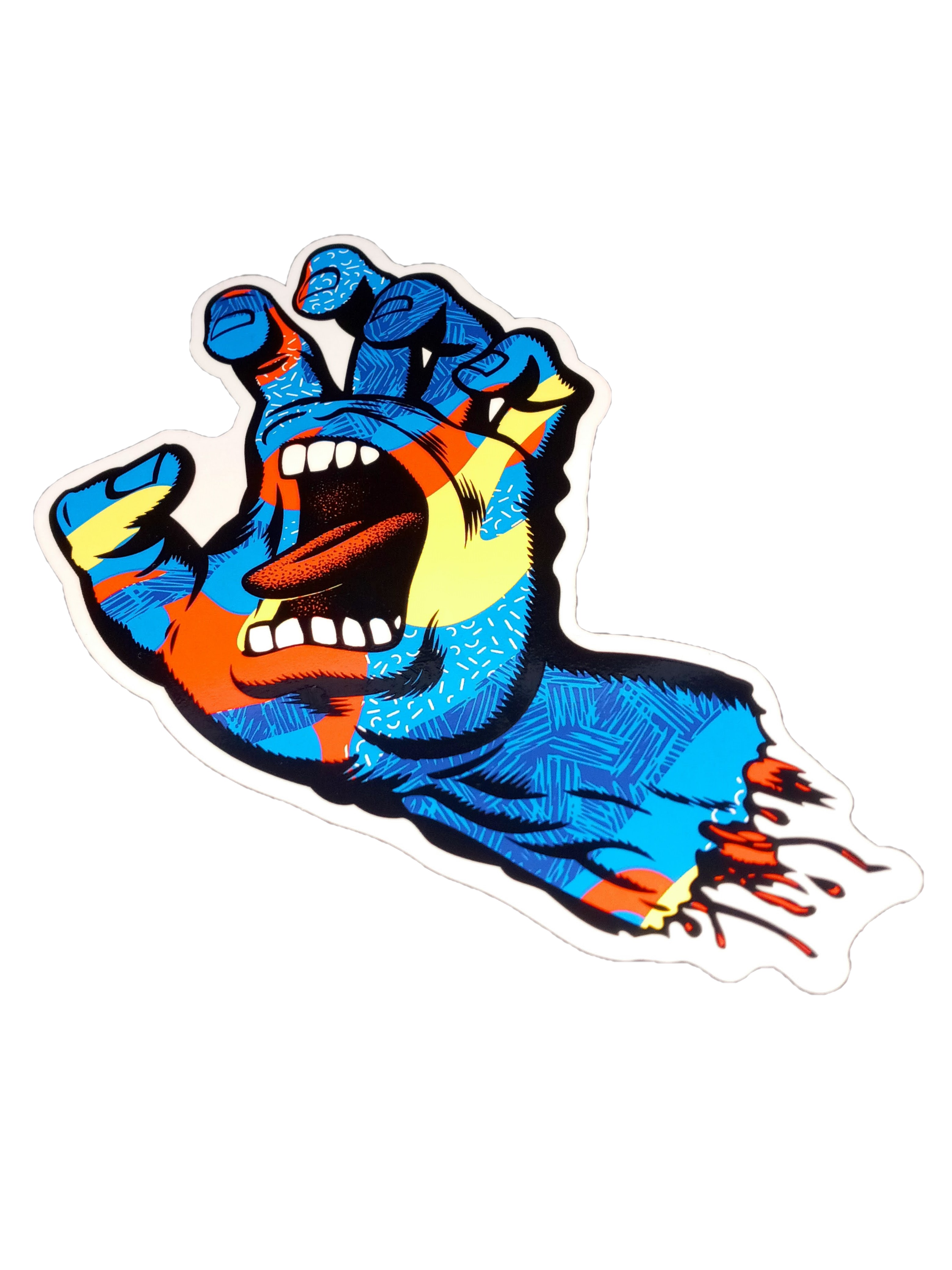 Screaming Hand Coloring Screaming Hand Primary Colors Decal