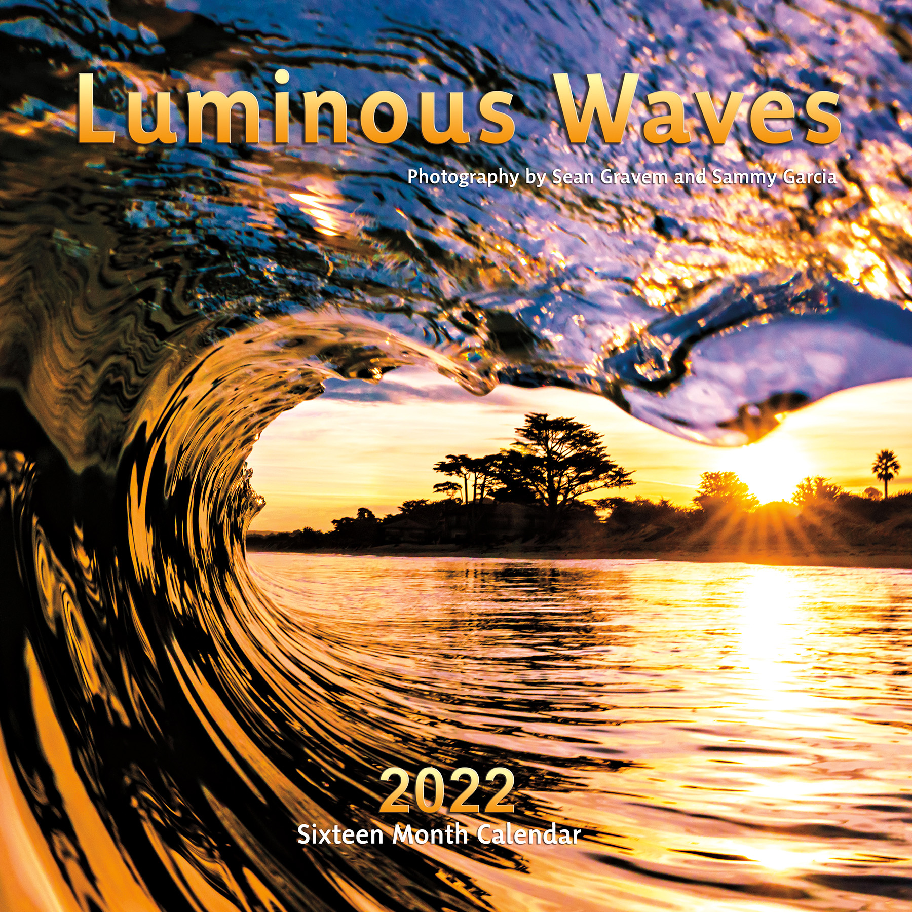 2024 Calendar Luminous Waves
